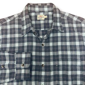Faherty‎ Men's LG Button Up Flannel Shirt